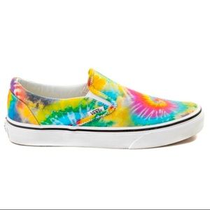 New VANS tie dye slip on unisex shoe